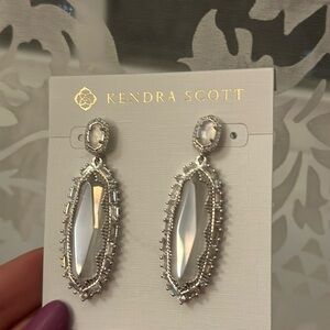 Kendra Scott Silver Kapri Earrings
